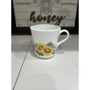 Corelle Sunsations Sunflower Cups Mugs Corning Coffee Tea Vintage Coffee Country